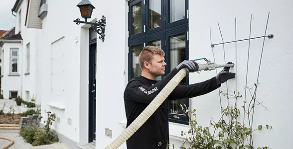 Indblæsning af ISOVER InsulSafe