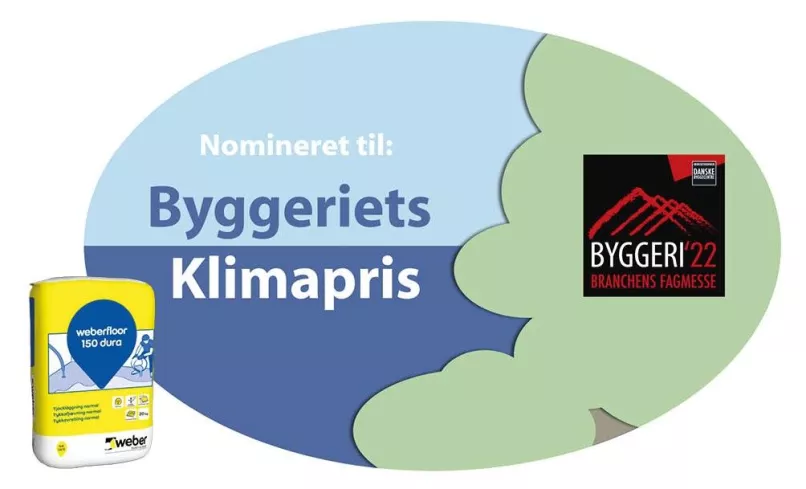 Byggeriets klimapris Weber duro