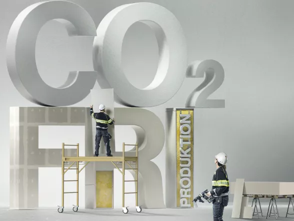 CO2 frit produktion gyproc klima
