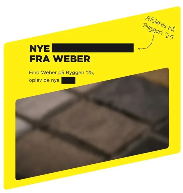 Weber nyhed på BYGGERI med censur