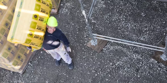 Isover isolering er let at bære