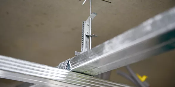 Nedhængt loft med gk-system